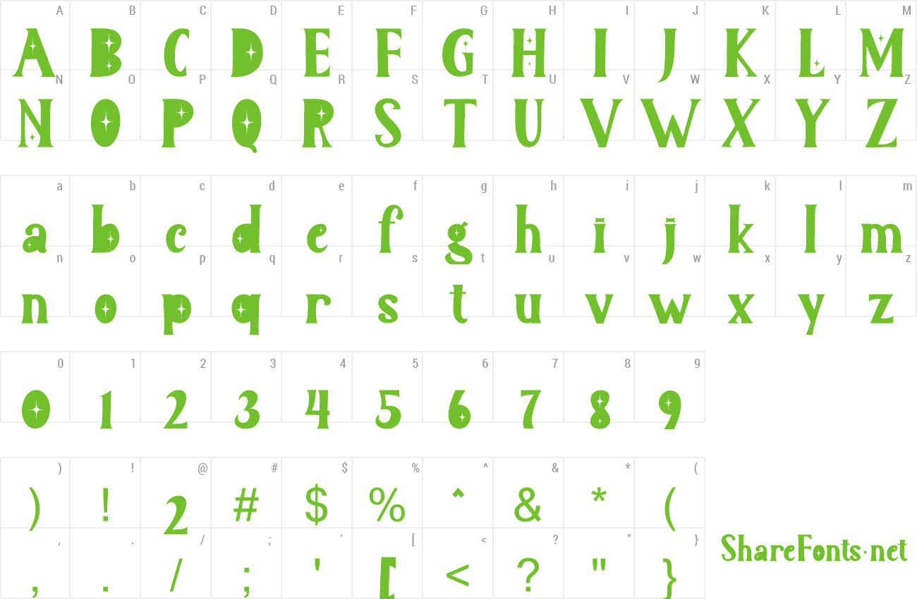 Font Baleron preview